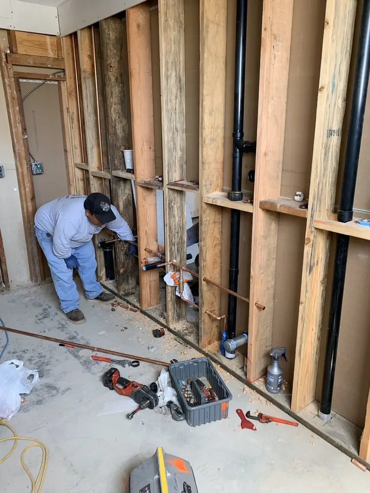 Commercial rough-in plumbing for Water Heater Replacement in Rohnert Park